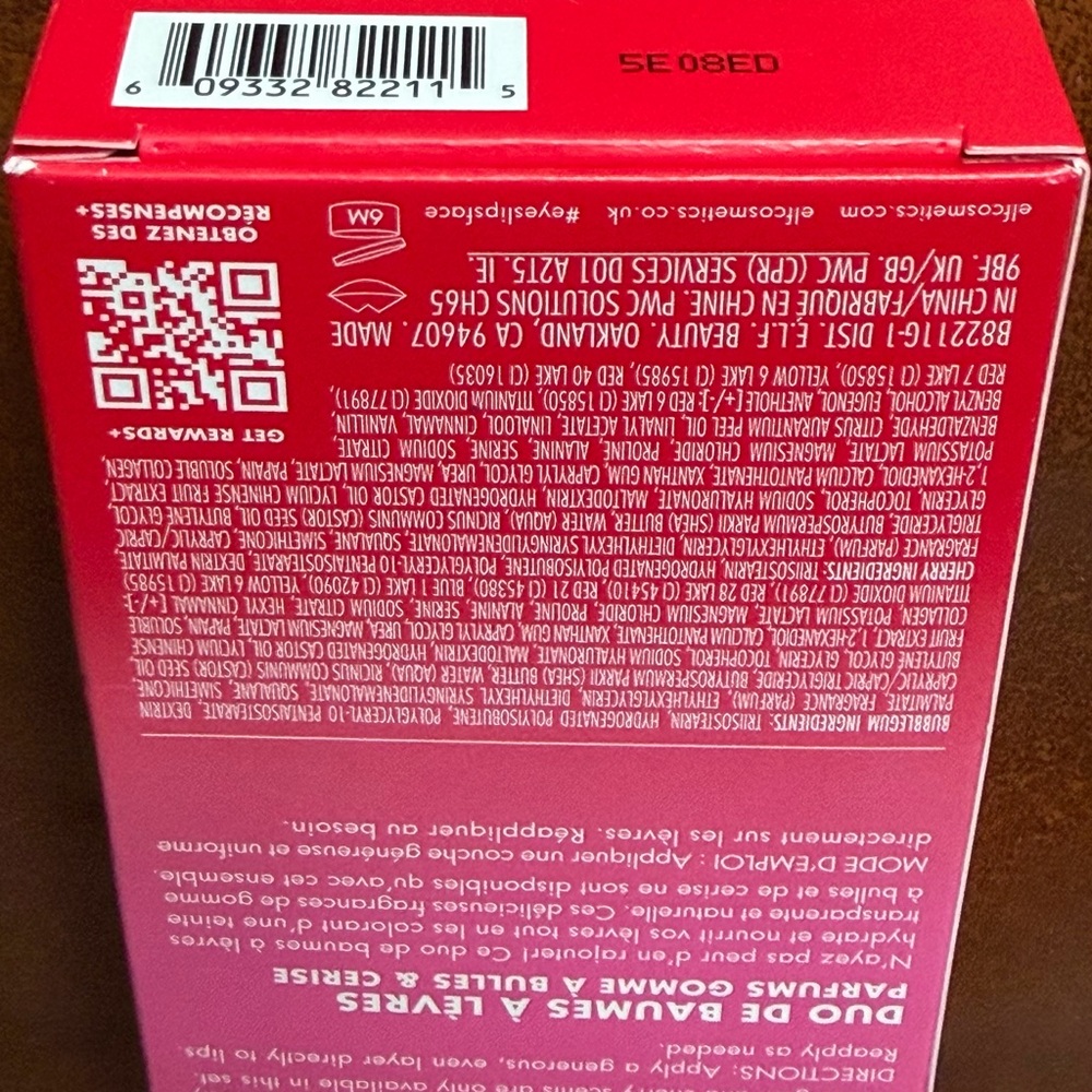 e.l.f. 2PC! Squeeze Me More Lip Balm Duo, Bubblegum💖/Cherry 🍒 BNIB! - Picture 16 of 16